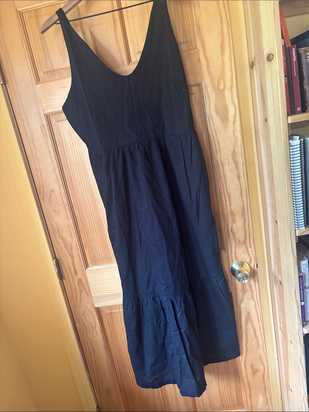 Pact Black Sleeveless Maxi Dress